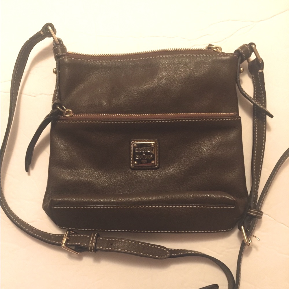 Dooney & Bourke Brown Leather Crossbody - Sale!